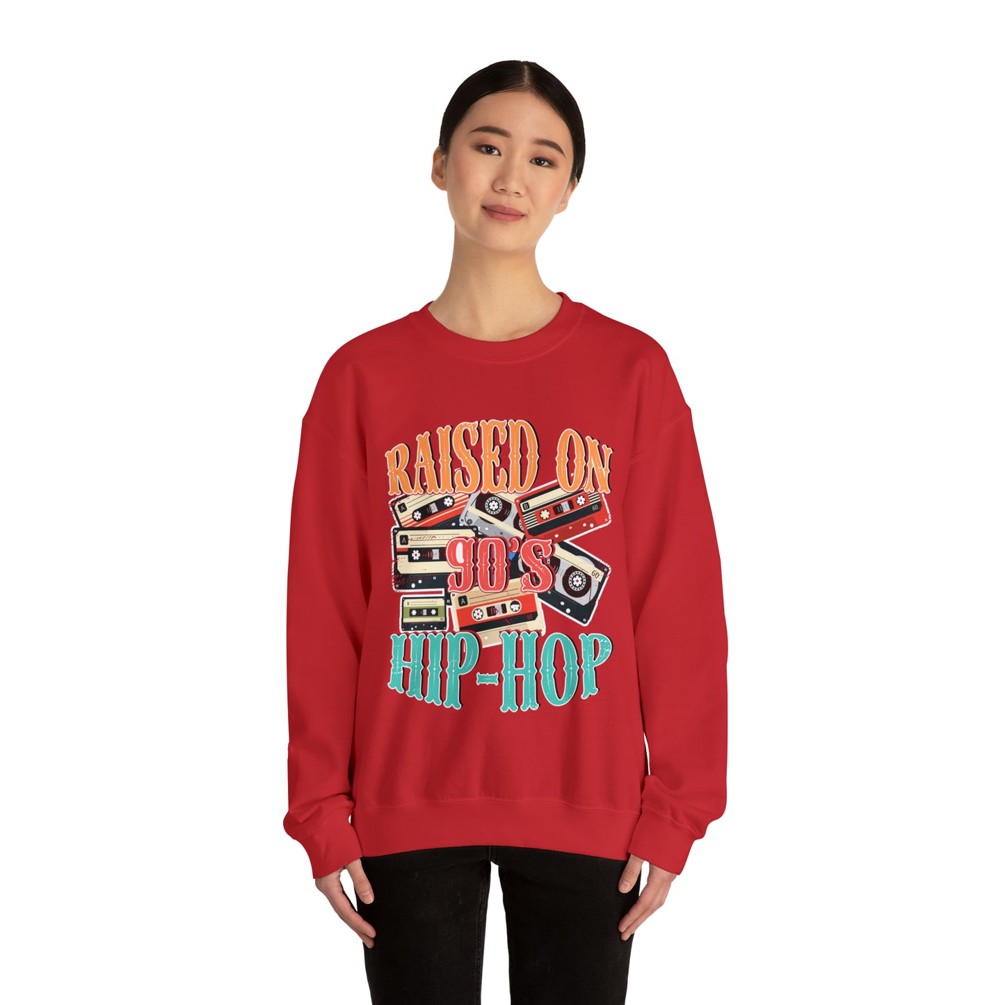 'RAISED ON 90s HIP HOP' SWEATSHIRT