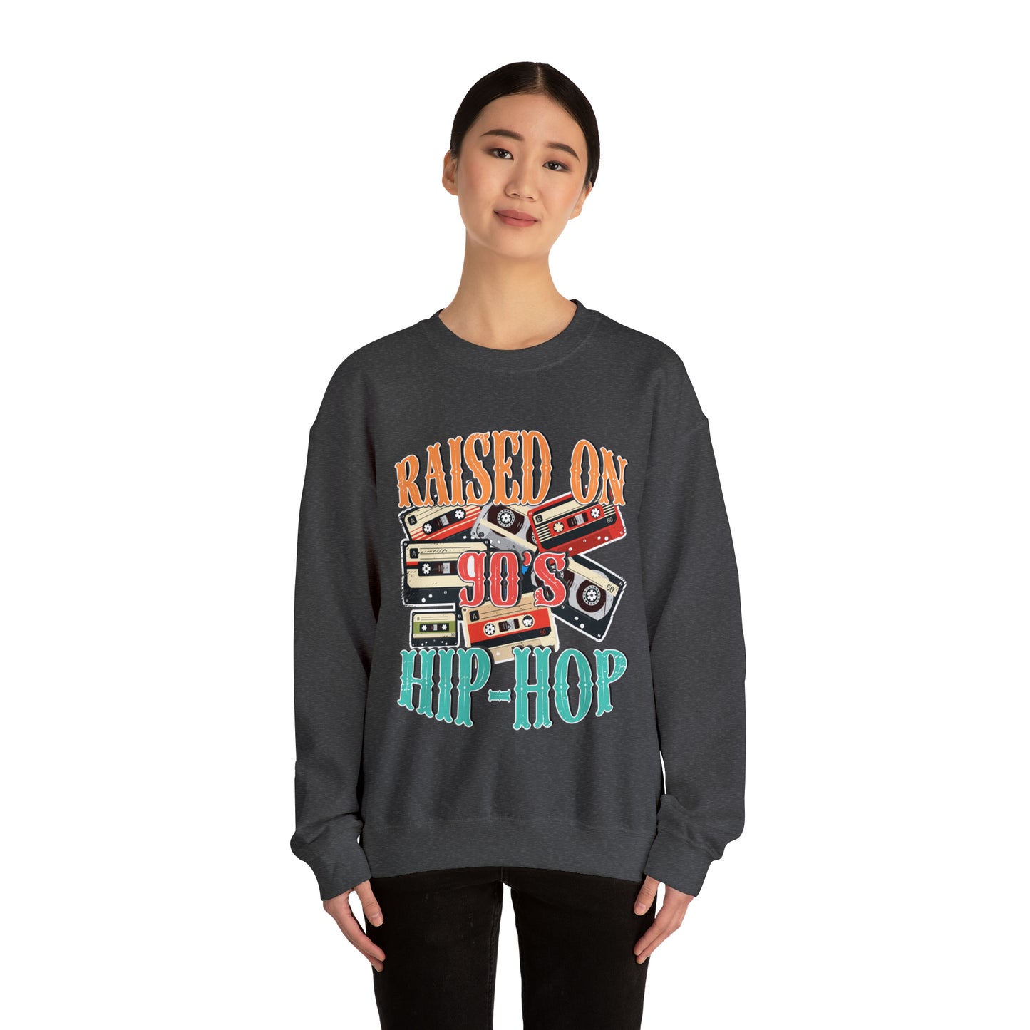 'RAISED ON 90s HIP HOP' SWEATSHIRT