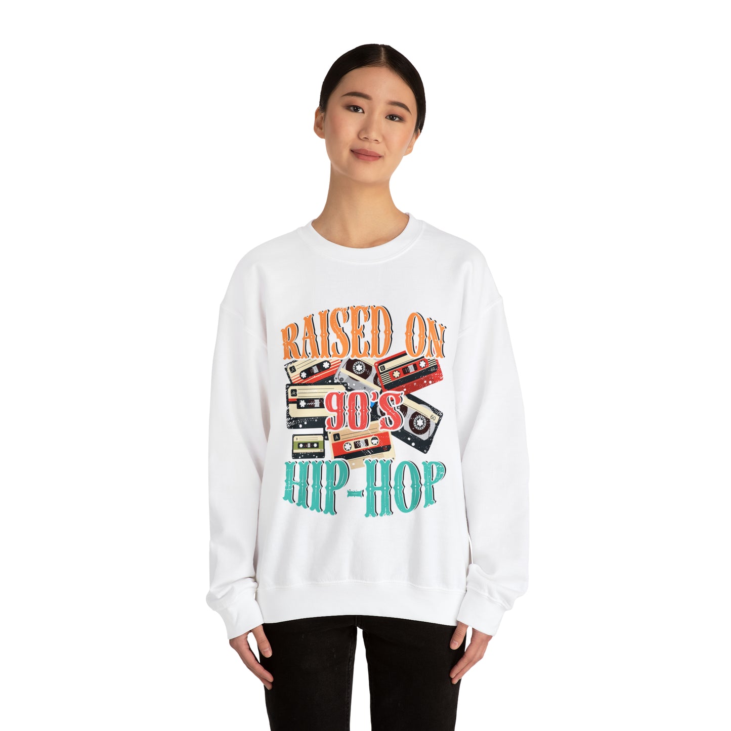 'RAISED ON 90s HIP HOP' SWEATSHIRT